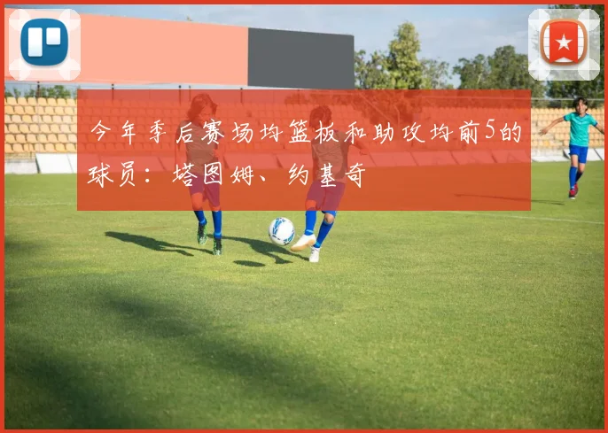 今年季后赛场均篮板和助攻均前5的球员：塔图姆、约基奇